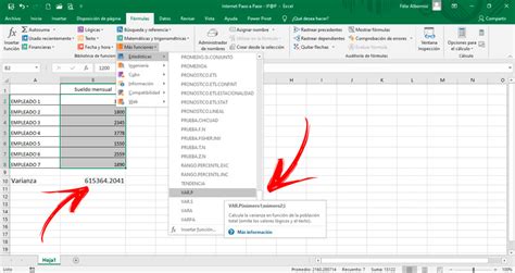 Calcular la Varianza en Excel Guía Paso a Paso 2025