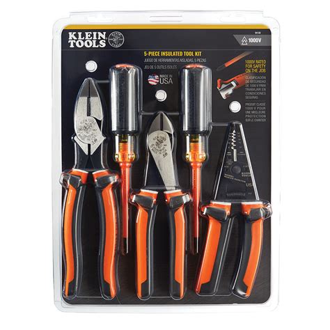 1000v Insulated Tool Kit 5 Piece 94130 Klein Tools For