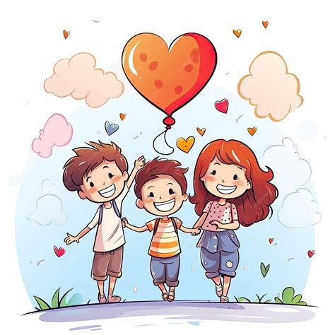 Dibujos De La Amistad Faciles 10