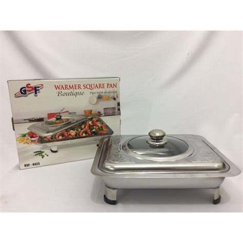 Jual Wadah Saji Prasmanan Chafing Dish Warmer Pan Merk GSF Shopee