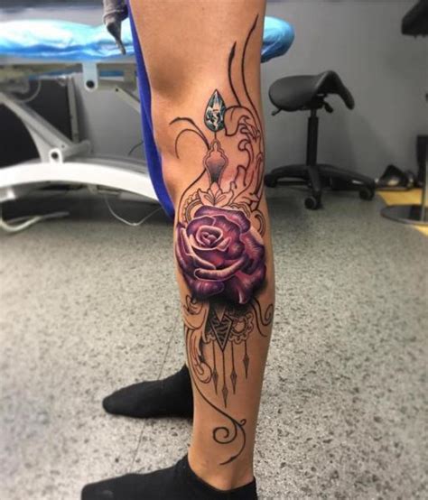 Topo Imagem Tatuagem Rosa Na Perna Br Thptnganamst Edu Vn