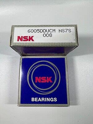 (2Pack) 6005-2RS/DDUCM/C3 NSK 2 RUBBER SHIELD BALL BEARING 25X47X12MM ...