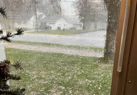 Hail Heavy Rain As Storms Move Through Central Minnesota