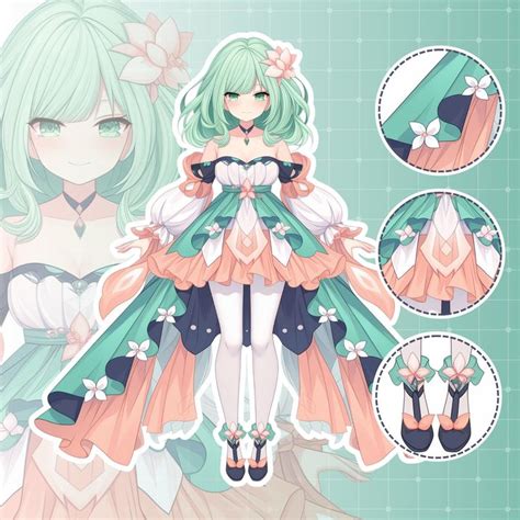 Custom Live D Vtuber Model Vtuber Design Vtuber Model Vtuber Asset