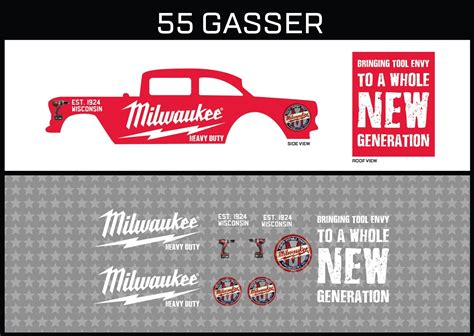 Hot Wheels Gasser Milwaukee Waterslide Printed White First Decals Ebay