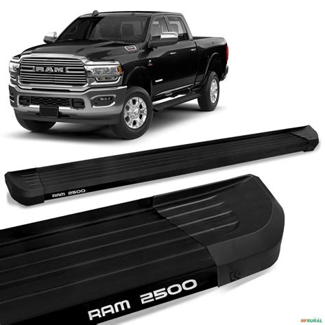 Estribo Lateral Dodge Ram 2500 2012 A 2023 Alumínio Preto em 643645