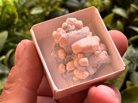 Manganocalcite On Calcite Barite Androw Mine Erma Reka Bulgaria Natural