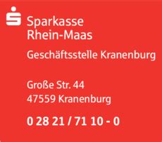 Sparkasse Rhein Maas Geschäftsstelle Kranenburg in Kranenburg in Das