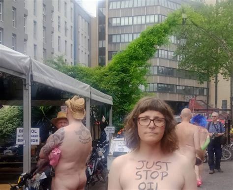 Bristol Mental Health Worker Shows Naked Support For Just Stop Oil Bristol Live