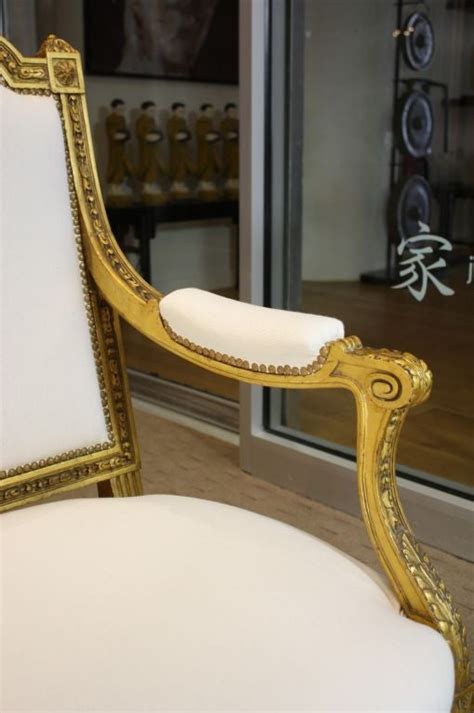 French Louis Xvi Neoclassical Giltwood Canape At 1stdibs