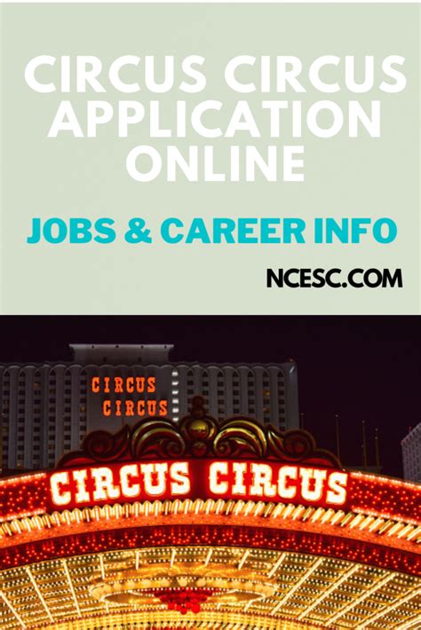 Circus Circus Application Jobs And Careers Online Discovering Employment Paths And Travel