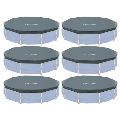 Intex Foot Round Frame Easy Above Ground Swimming Pool Debris Cover