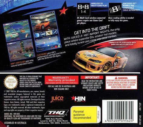 Juiced Hot Import Nights Cover Or Packaging Material Mobygames