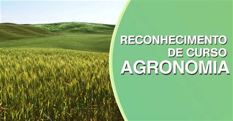 Curso De Agronomia A Distância Reconhecido Pelo Mec