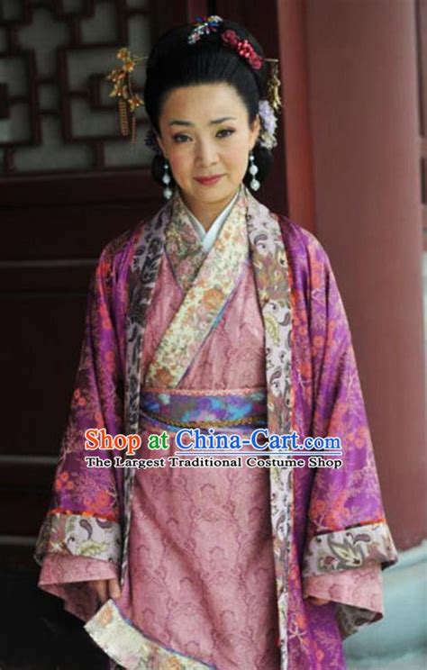 Chinese Traditional Han Dynasty Queen Mother Hanfu Dress Ancient Drama