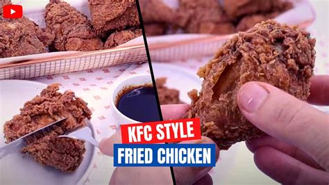 How To Make Crispy Fried Chicken Homemade Kfc Style Fried Chicken