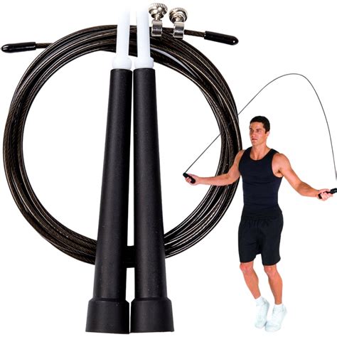 Corda De Pular Crossfit Speed Rope Rolamento M Cabo De A O