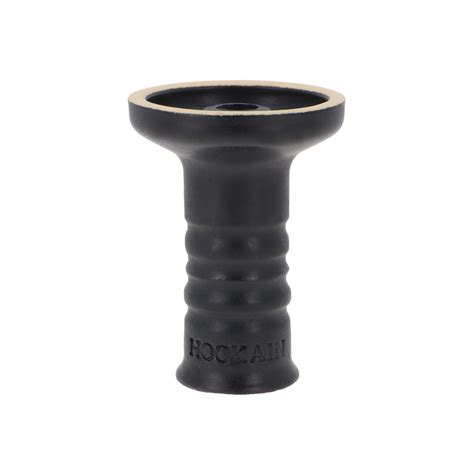 Hookain LiT LiP Stone Ware Bowl All Black Phunnel LiTLIP Stone Ware