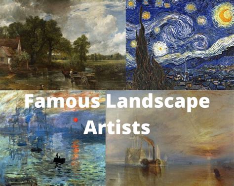 11 Most Famous Landscape Artists - Artst