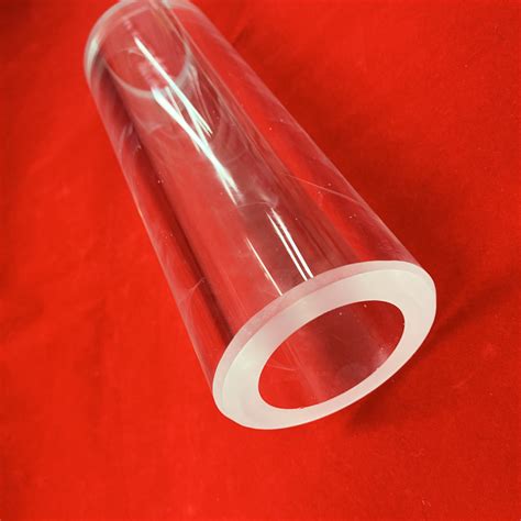 High Puriy Thick Wall Clear Heat Resistant Quartz Glass Pipeline