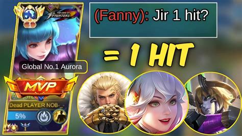 BUILD DAN EMBLEM SATU HIT FANNY LANGSUNG ILANG BUILD AURORA TERSAKIT