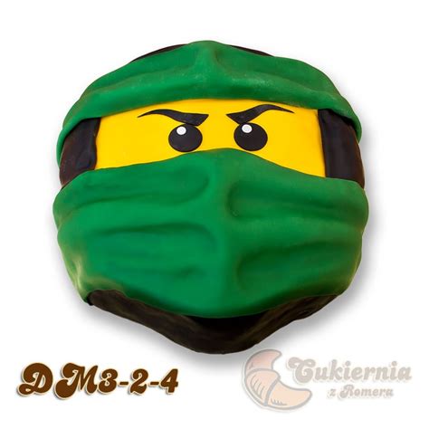 Tort w kształcie głowy Lego Ninjago Cukiernia z Romera