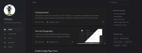 jekyll-theme-chirpy | Jekyll Themes