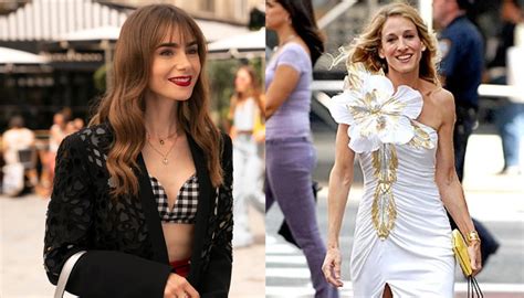 Emily In Paris Lily Collins Takes Comparison With Sex City With Love