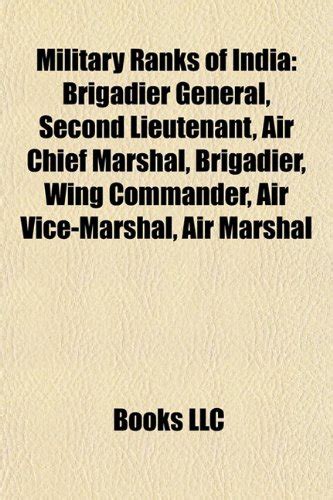 Buy Ranks of India: Brigadier General, Air Chief Marshal, Second ...