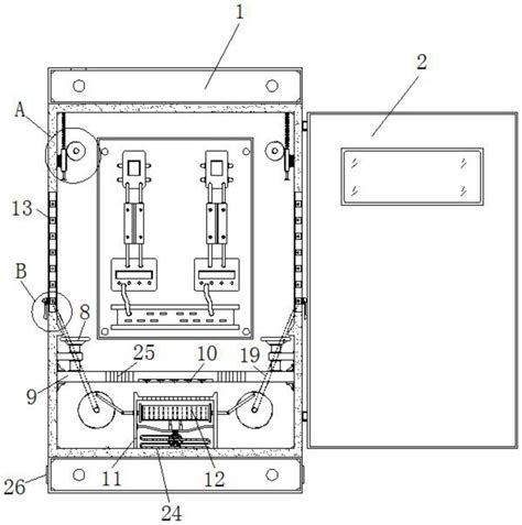 一种防水散热型电力柜的制作方法