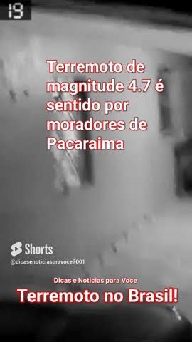 Urgente Terremoto No Brasil Shorts Informa O Youtube