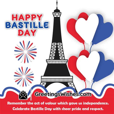 Bastille Day Wishes Messages July Greetings Wishes