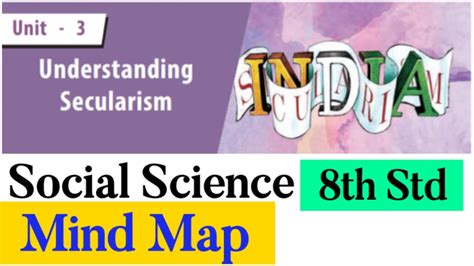 8th Std Social Civics Understanding Secularism Mind Map Youtube