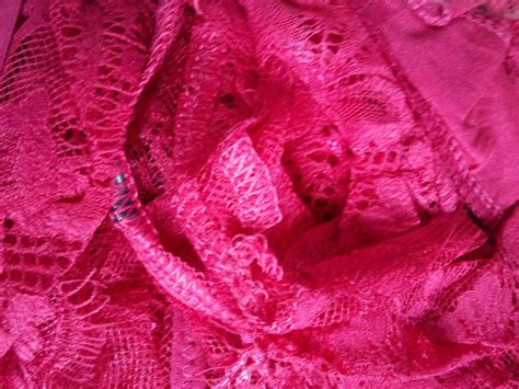 3 Delig Lingerie Set Met Kant One Size Bordeux Rood Bol