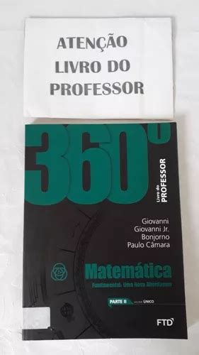 360 Matemática Fundamental Uma Nova Abordagem Parte 2 Livro Do