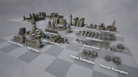 Medieval Castle Blueprints