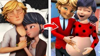 Miraculous Pregnant Ladybug Cat Noir Gave Birth To A Baby On An