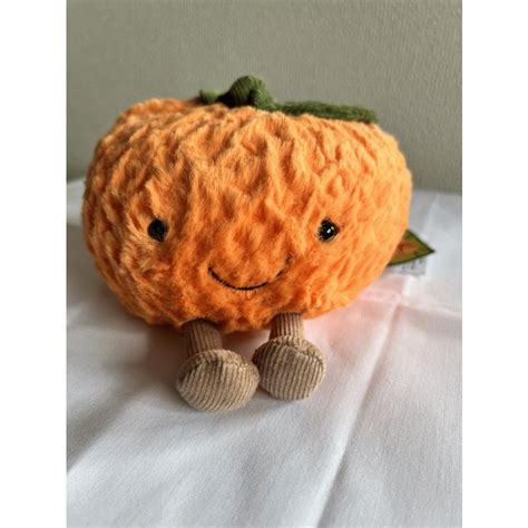 Jellycat Amuseable Clementine ぬいぐるみ ジェリーキャット 果物 柑橘 みかん （国内正規品） Jel 034