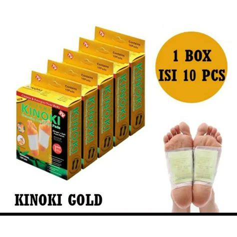 Jual Kinoki Gold Koyo Kaki Detox Foot Pads Herbal Penyerap Racun Tubuh