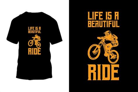 Premium Vector Life Is A Beautiful Ride T Shirt Design