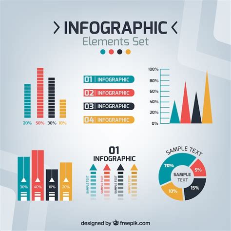 Free Vector Charts And Infographic Elements Set