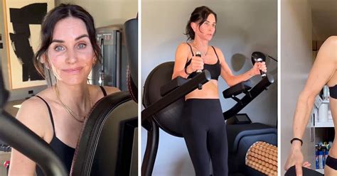 Courteney Cox Rocks Tiny Bikini In Workout Video Fans Spot The Same Detail Bright Side