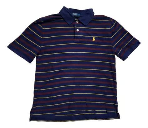 Playera Polo Ralph Lauren Xchico Lineas Meses Sin Inter S