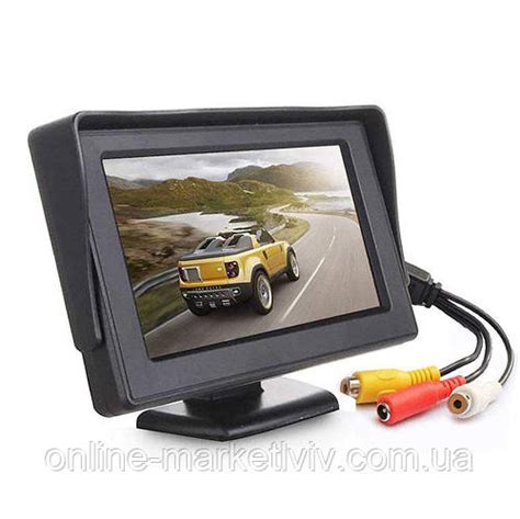 Автомобильный Дисплей для двух камер LCD 4,3'' / Цветной Автомонитор ...
