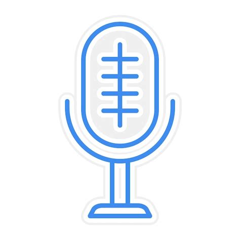 Premium Vector Microphone Vector Illustration