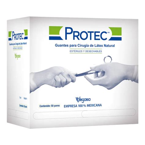 GUANTE CIRUJANO EST 6 C 50 PROTEC PRO Médicos