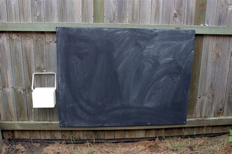 Max & Me: DIY Outdoor Chalkboard