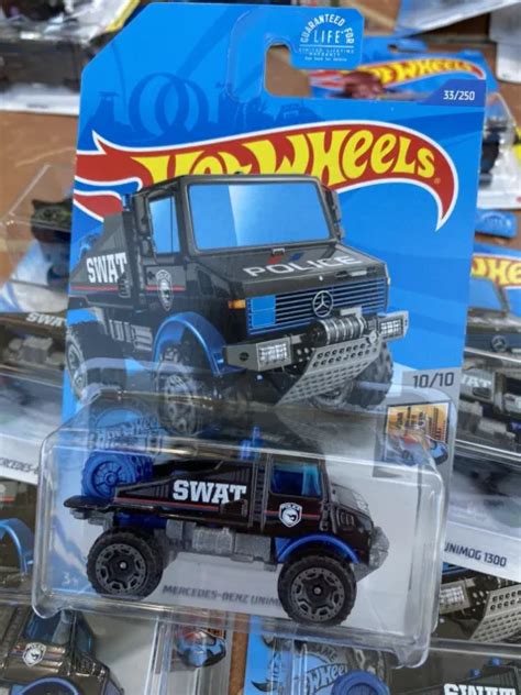 TREASURE HUNT HOT Wheels MERCEDES BENZ UNIMOG 1300 HW METRO EUR 7 11 PicClick FR