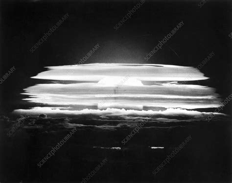 Bikini Atoll nuclear test, 1956 - Stock Image - C026/1021 - Science Photo Library