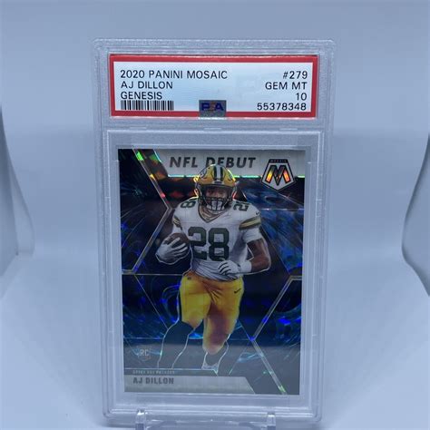 Aj Dillon Mosaic Nfl Debut Genesis Ssp Price Guide